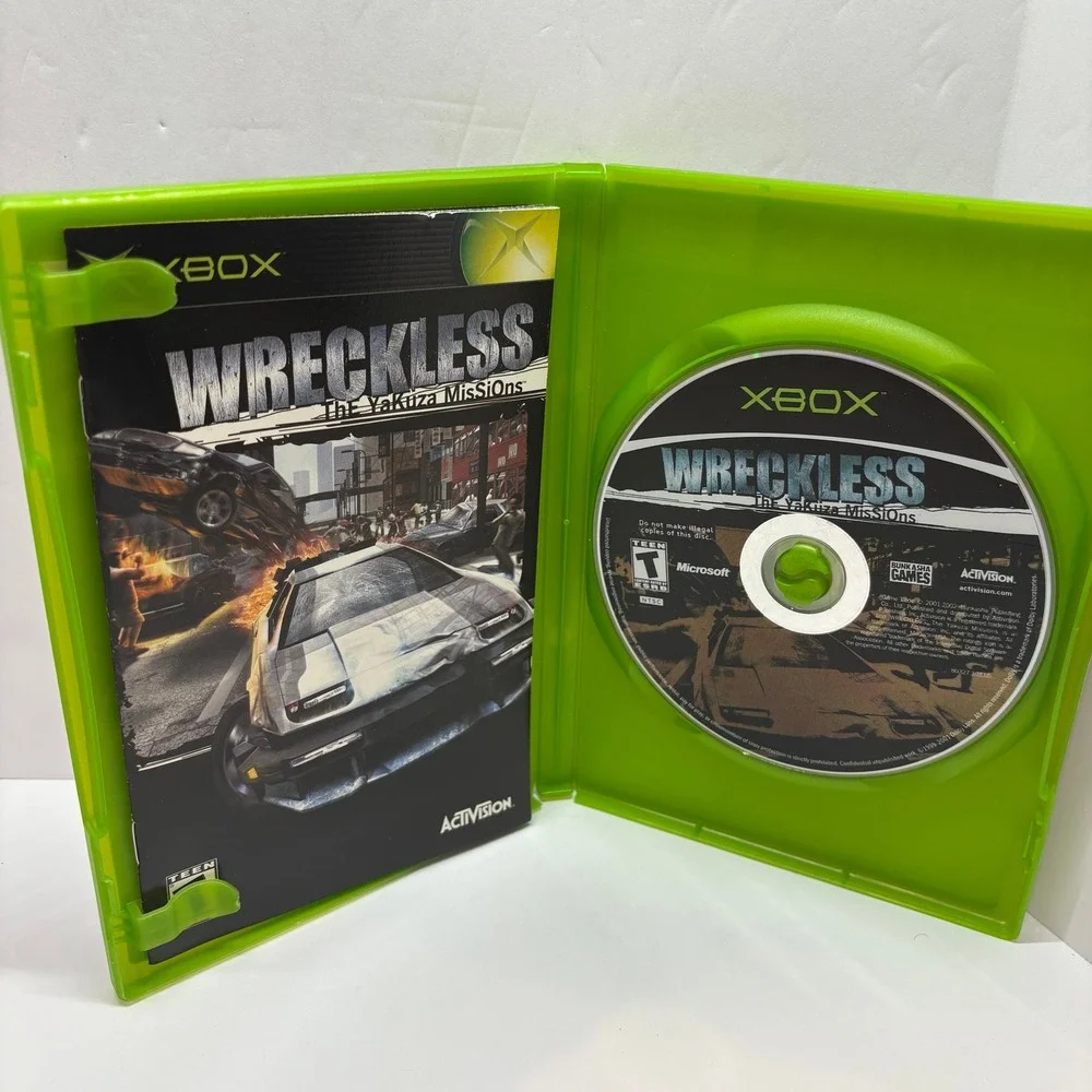 CIB Video Game Wreckless The Yakuza Missions Xbox Activision